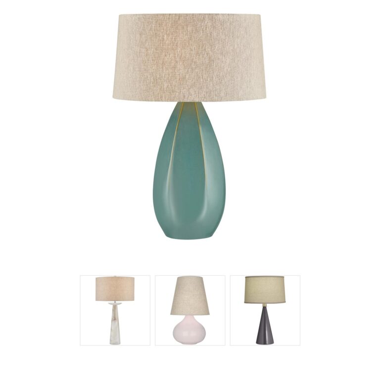 Hudson Valley Colwyn Ceramic Table Lamp with Aged Brass Finish