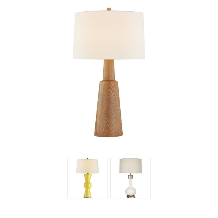 Hudson Valley Lighting Dennis Wood & Aged Brass Table Lamp