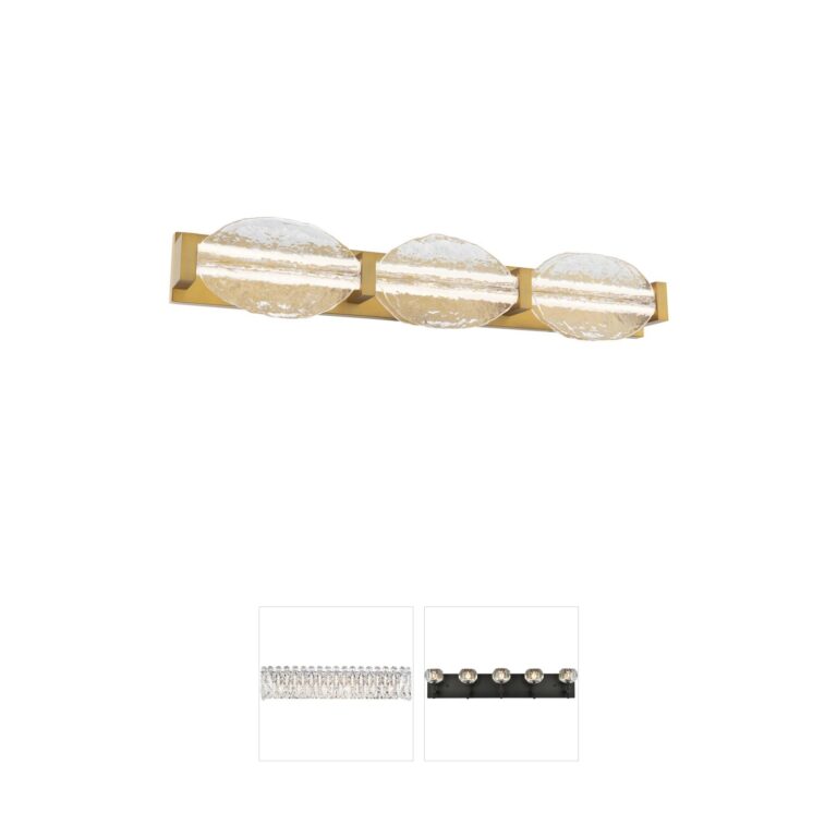 Modern Forms Deco Aged Brass Aluminum LED Wall Sconce