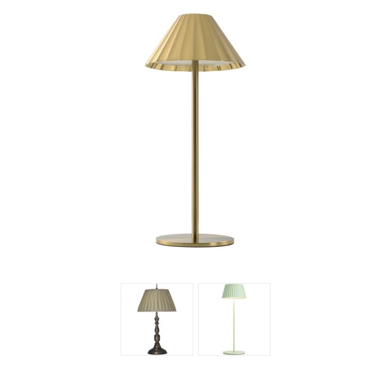 Renwil Ginevra Gold Zinc Alloy LED Table Lamp