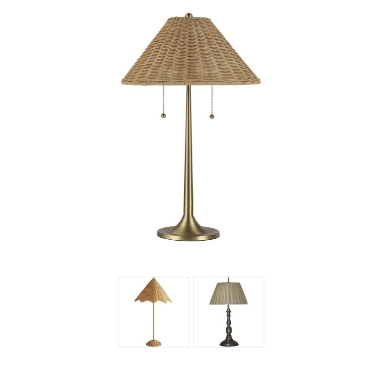 Renwil Viana Iron Table Lamp with Pull Switches