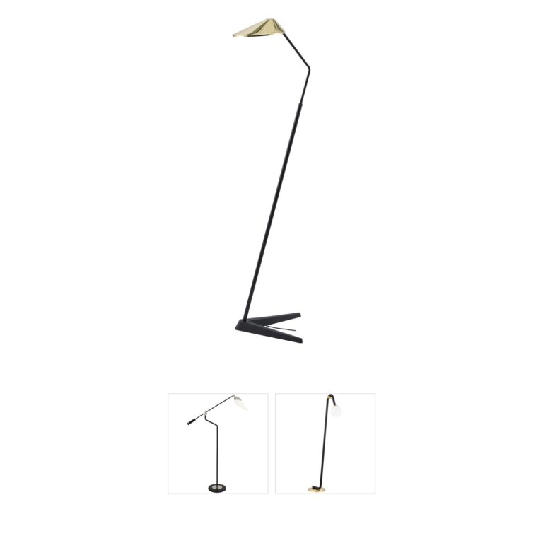 Bethel International Canada Aluminum & Crystal LED Floor Lamp