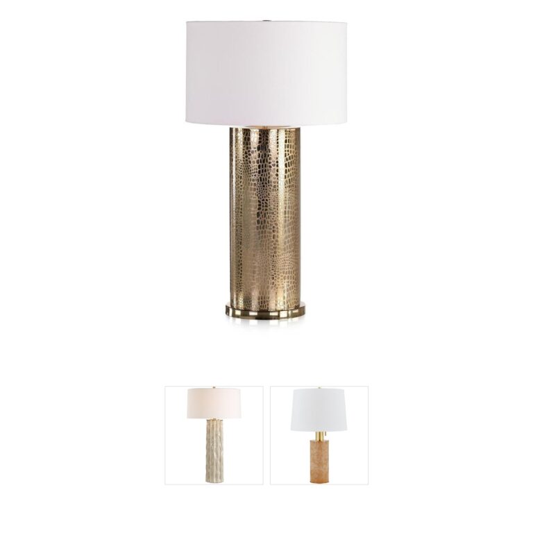 John-Richard Galapagos 22-Inch Gold Table Lamp