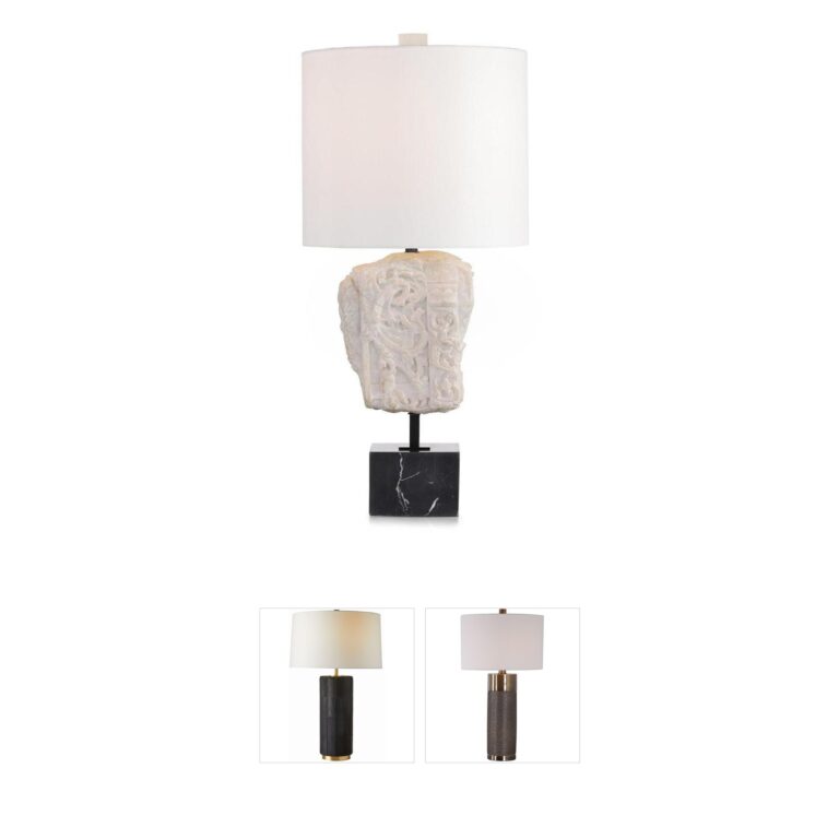 John-Richard Relief 28.5-Inch Table Lamp