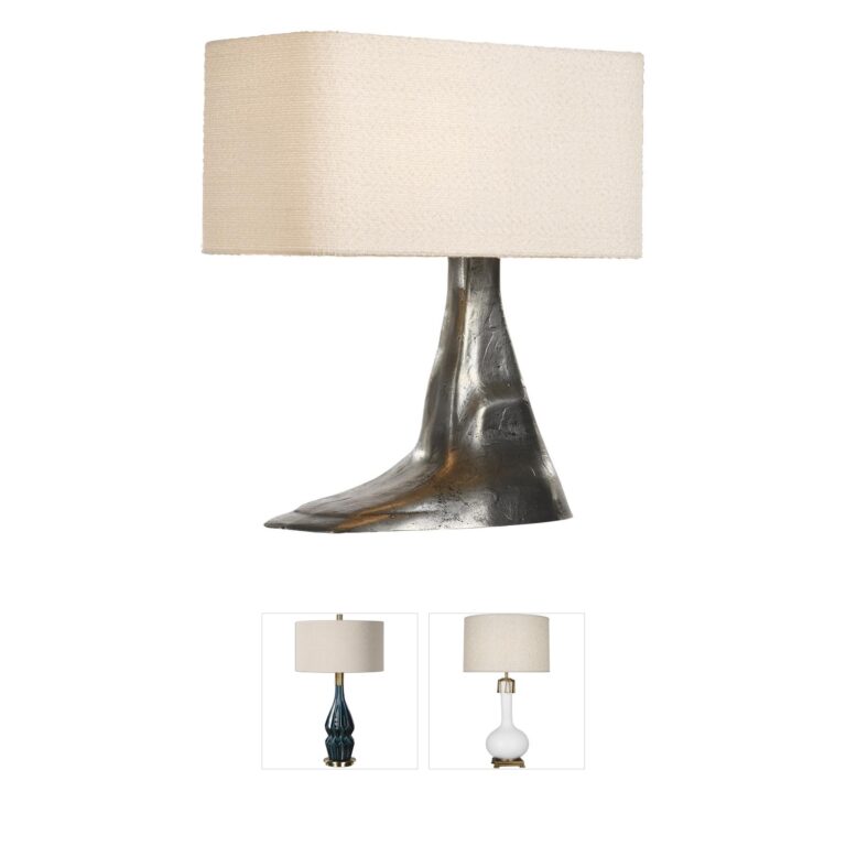 Visual Comfort Signature Collection Anne-Marie Barton Terra-Forma Museum Pewter Table Lamp