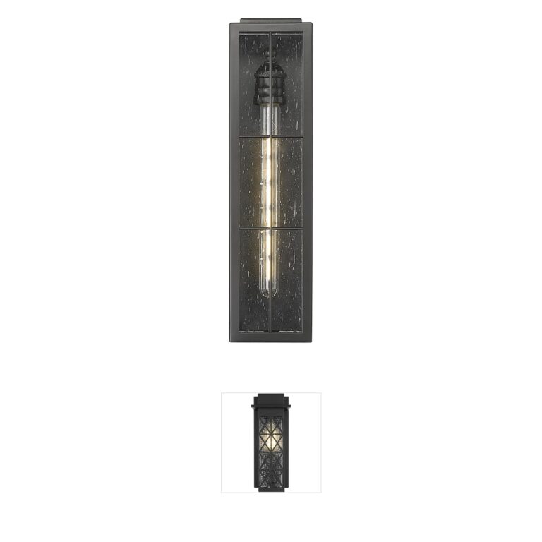 Millennium Lighting Jaxson Powder Coated Black Outdoor Wall Sconce