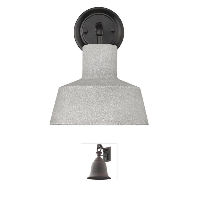 Millennium Lighting Lloyd Textured Cement Outdoor Wall Sconce
