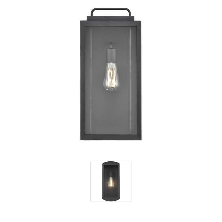 Millennium Lighting Gallatin Clear Glass Outdoor Wall Sconce