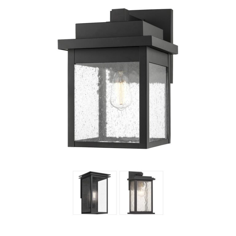 Millennium Lighting Belle Chasse Powder Coated Black Outdoor Wall Sconce