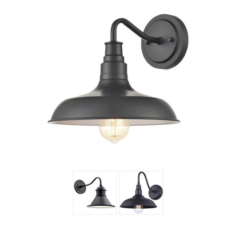 Millennium Lighting Milltown Powder Coated Black Outdoor Wall Sconce