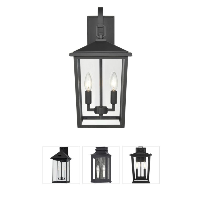 Millennium Lighting Fetterton Powder Coated Black Outdoor Wall Sconce