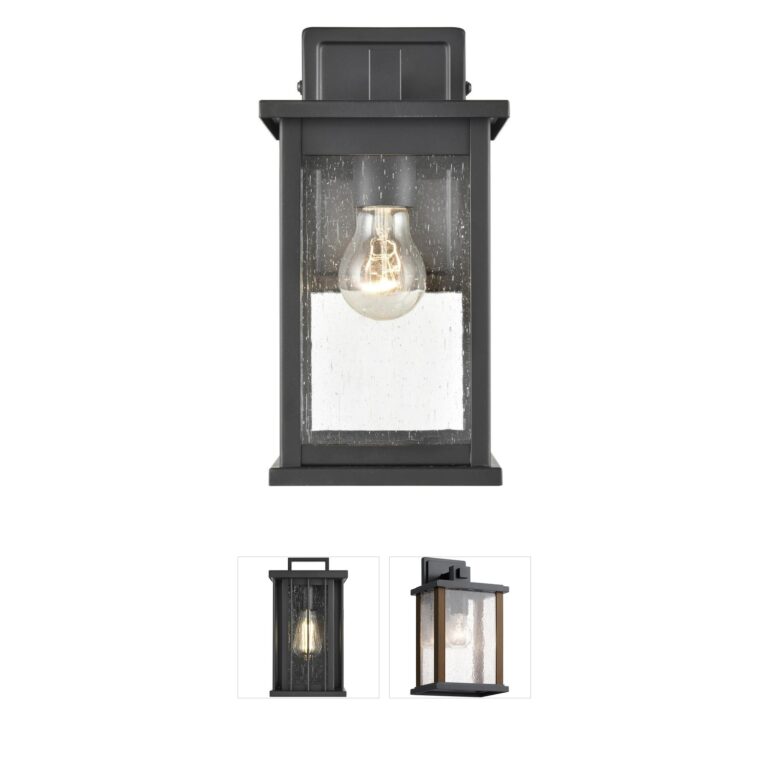 Millennium Lighting Bowton Powder Coated Black Outdoor Sconce