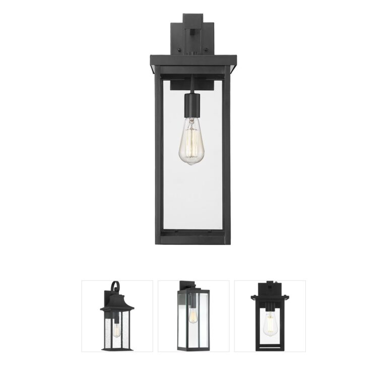 Millennium Lighting Barkeley Powder Coated Black Outdoor Wall Sconce