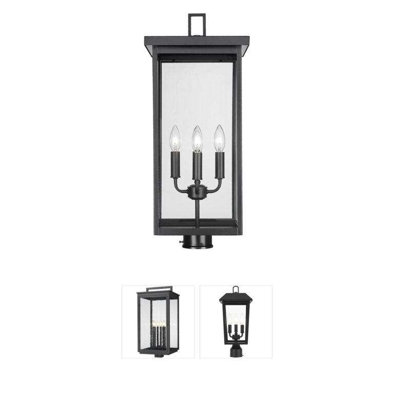Millennium Lighting Barkeley 4-Light Metal Outdoor Post Lantern