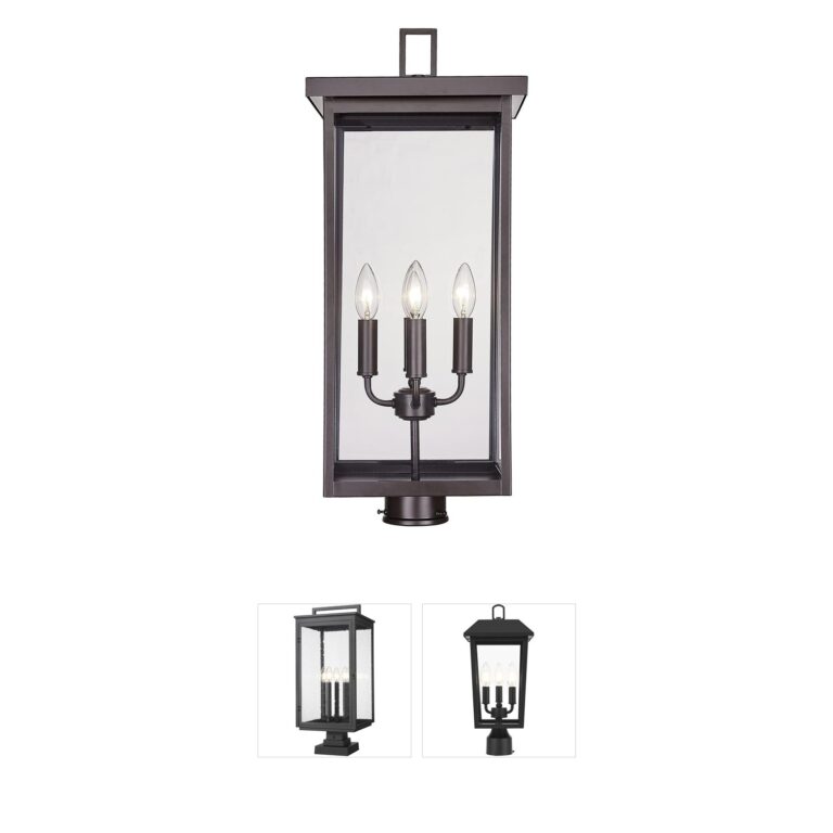 Millennium Lighting Barkeley Powder Coated Bronze Outdoor Post Lantern