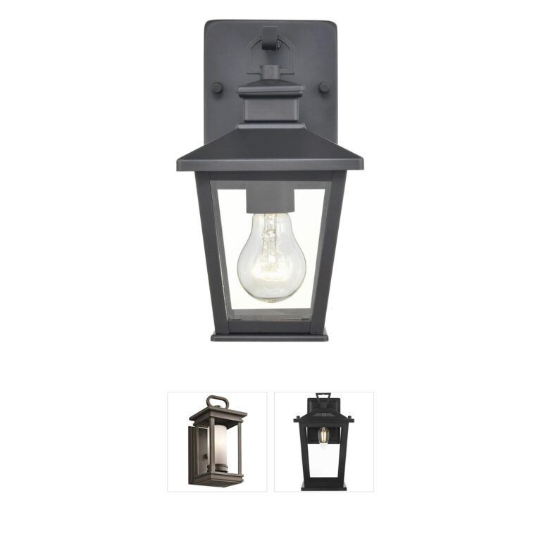 Millennium Lighting Bellmon Black Lantern Outdoor Sconce