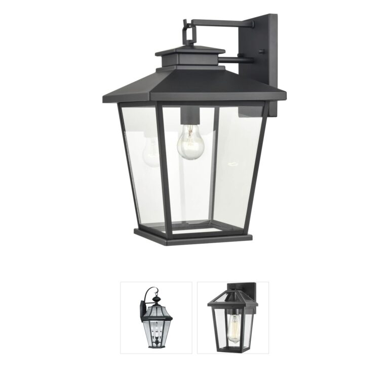 Millennium Lighting Bellmon Traditional Metal Lantern Outdoor Wall Sconce
