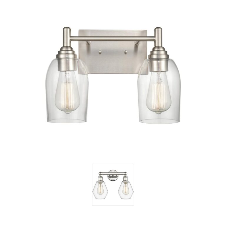 Millennium Lighting Arlett Brushed Nickel 2-Light Vanity Sconce