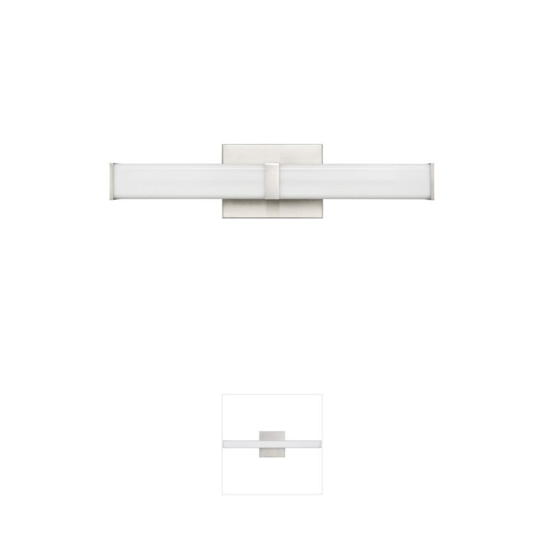 Millennium Lighting Tron 18-Inch Brushed Nickel Integrated LED Vanity Light