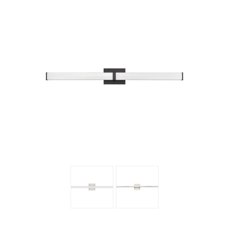 Millennium Lighting Tron 36-Inch Matte Black LED Bathroom Vanity Light Bar