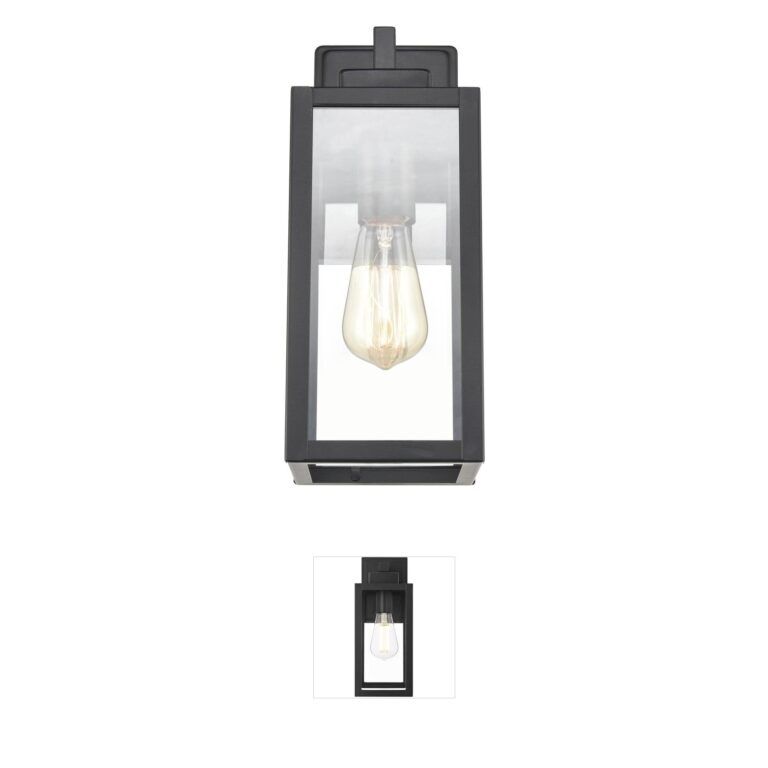 Millennium Lighting Atless Powder Coated Black Outdoor Wall Sconce