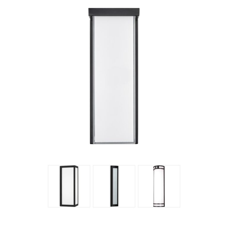 Millennium Lighting Sommar Powder Coated Black LED Outdoor Wall Sconce