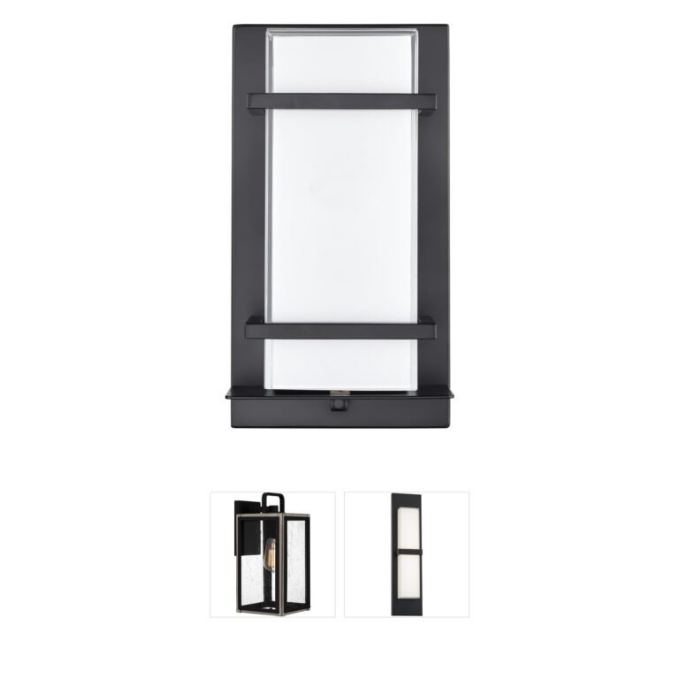 Millennium Lighting 11-Inch LED Outdoor Wall Sconce in Powder Coated Black