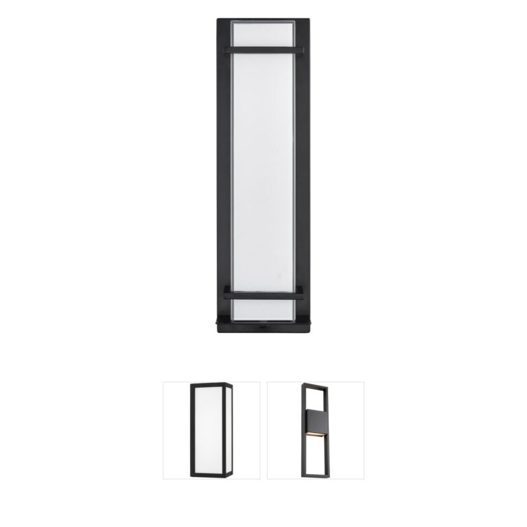 Millennium Lighting Outdoor LED Wall Sconce with White Glass