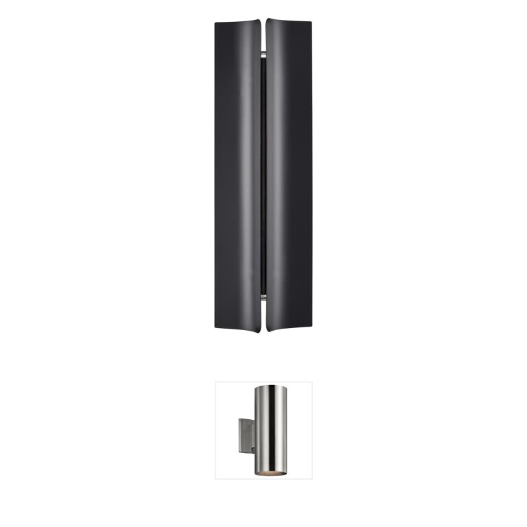 Millennium Lighting Powder Coated Black LED Outdoor Wall Sconce