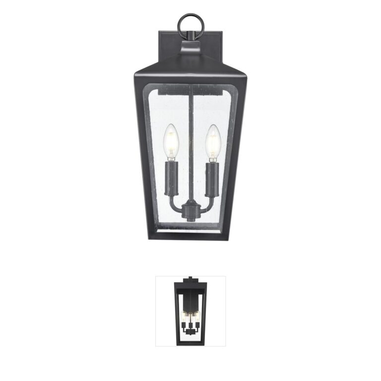 Millennium Lighting Brooks Powder Coated Black Outdoor Sconce