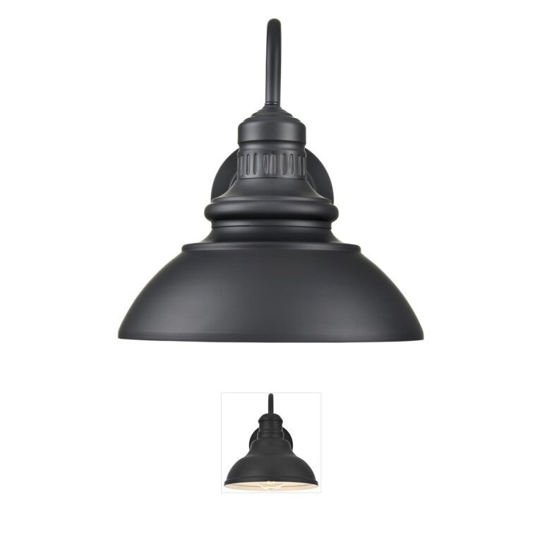Millennium Lighting Adda Integrated LED Black Outdoor Wall Sconce