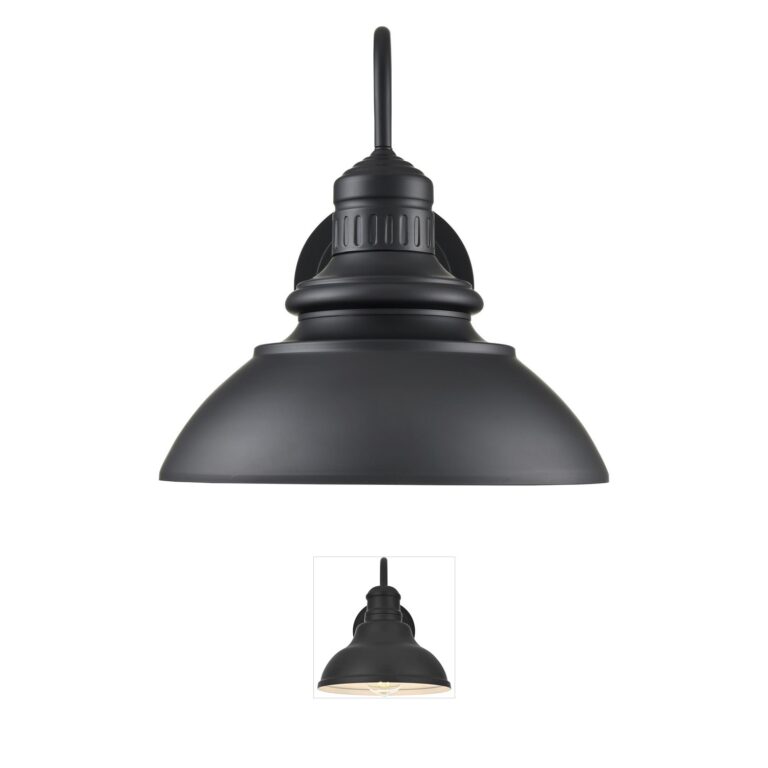 Millennium Lighting Adda Powder Coated Black Aluminum LED Outdoor Wall Sconce