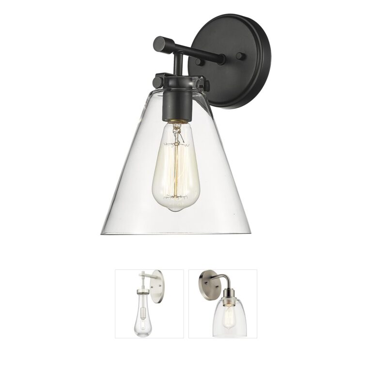 Millennium Lighting Aliza 1-Light Matte Black Metal Wall Sconce