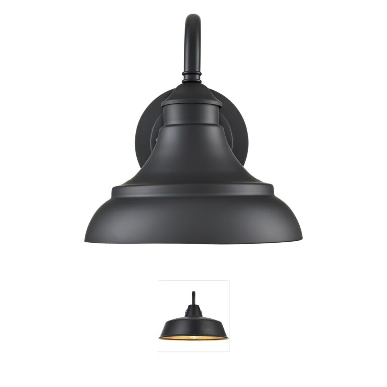 Millennium Lighting Alvii Powder Coated Black Aluminum Outdoor Wall Sconce