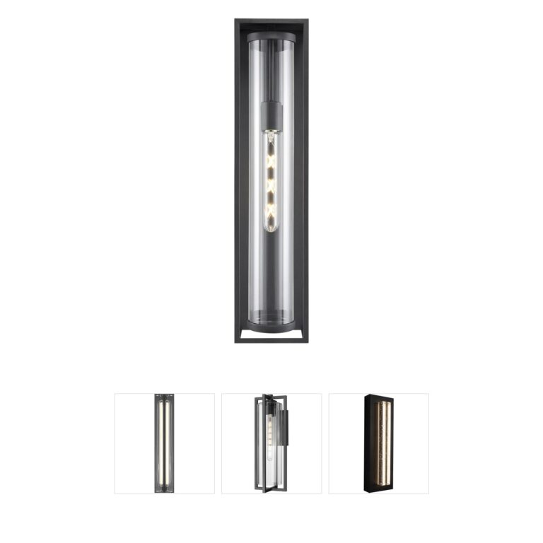 Millennium Lighting Caleb Outdoor Wall Sconce with Clear Glass