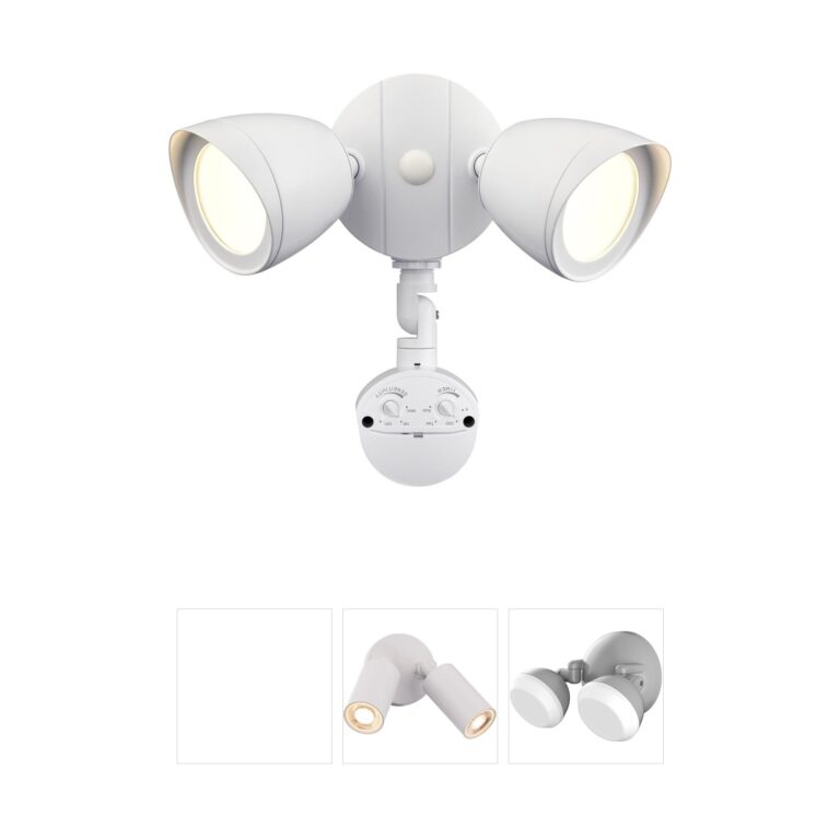 Millennium Lighting Twin Head Aluminum LED Outdoor Security Light