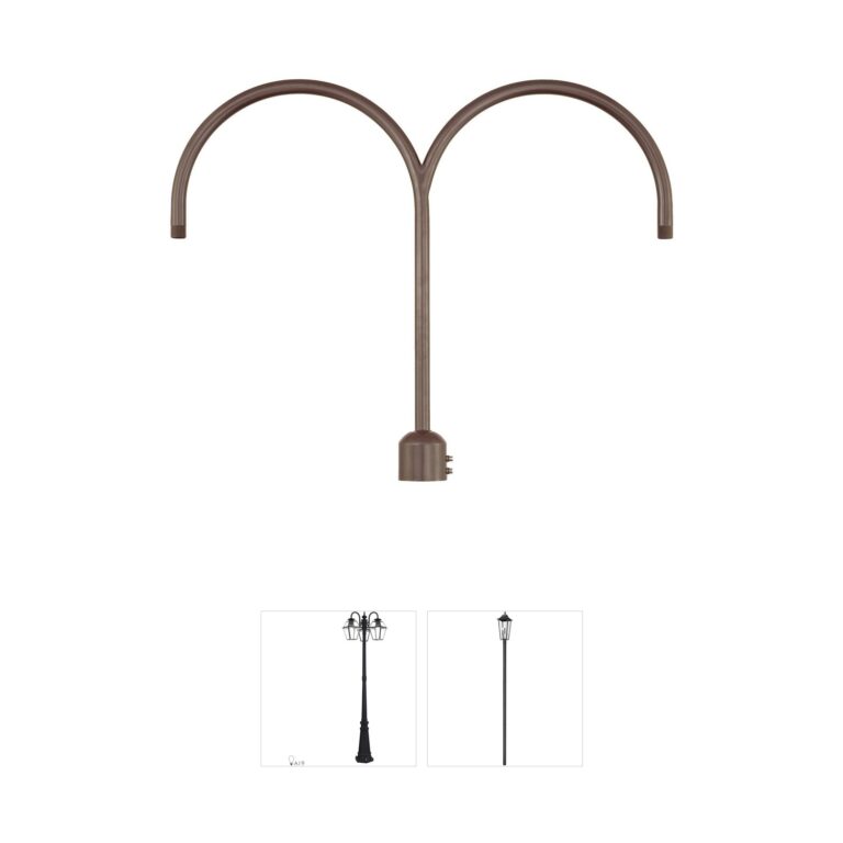 Millennium Lighting R Series Architectural Bronze Two Light Post Adapter