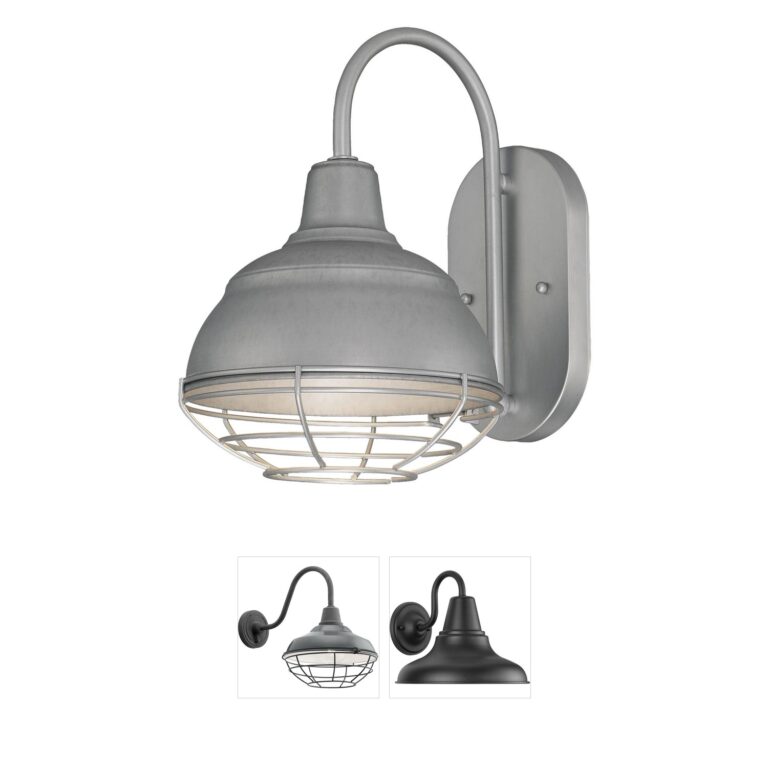Millennium Lighting R Series 8-Inch Galvanized Outdoor Wall Bracket