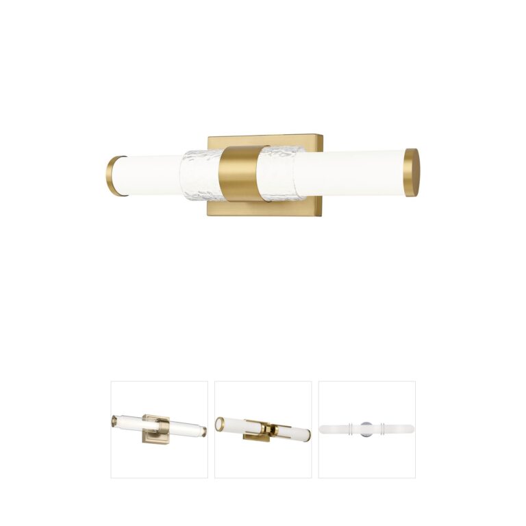 Z-Lite Egon 18-Inch Modern Gold Integrated LED Vanity Light