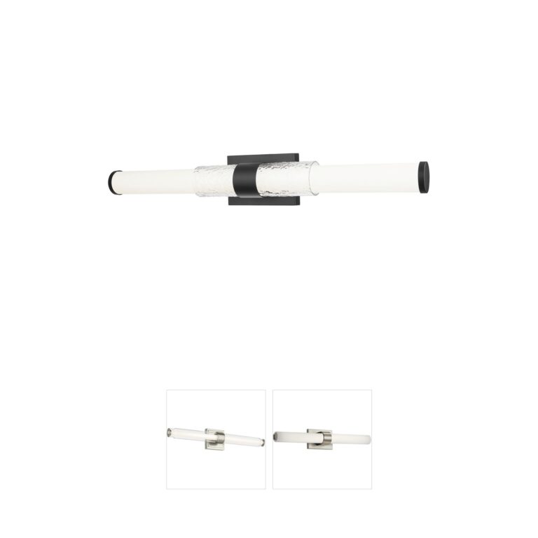 Z-Lite Egon 32" Matte Black Integrated LED Vanity Light