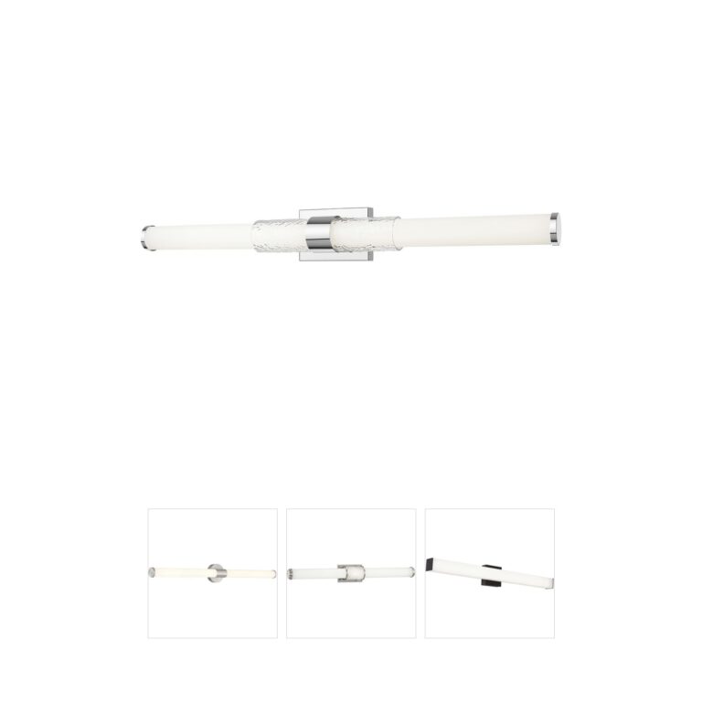Z-Lite Egon 40-inch LED Chrome Steel Bath Vanity Light