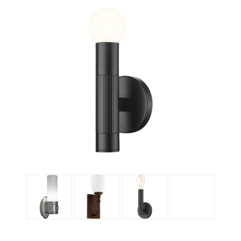 Z-Lite Stari Steel Matte Black Wall Sconce