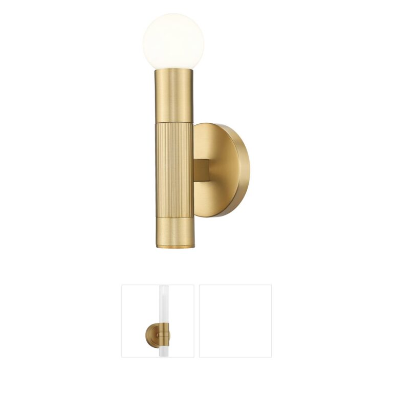 Z-Lite Stari Modern Gold Steel Wall Sconce
