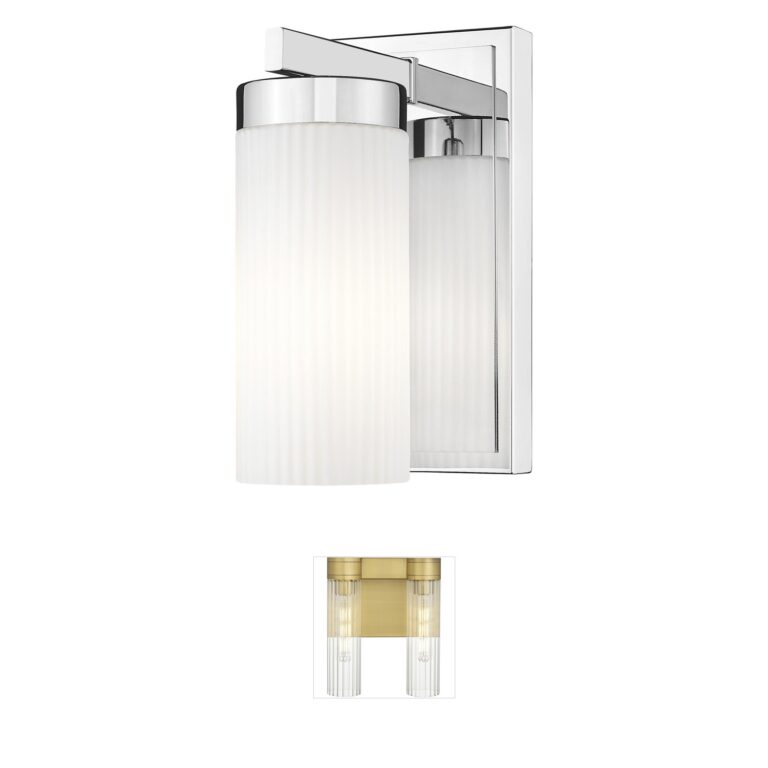 Z-Lite Danica Chrome Steel 1-Light Wall Sconce