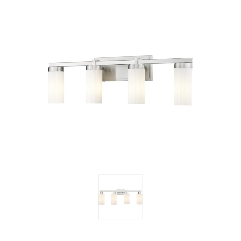 Z-Lite Danica Steel 4-Light Vanity Light