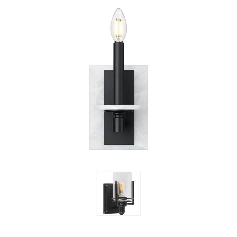 Z-Lite Kaden 1-Light Matte Black Steel Wall Sconce