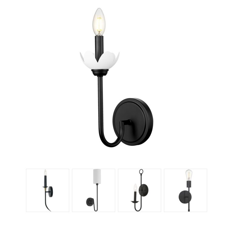 Z-Lite Allistair Steel Matte Black Wall Sconce