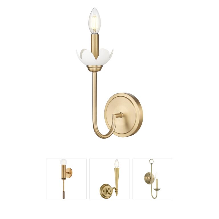 Z-Lite Allistair Modern Gold Steel Wall Sconce