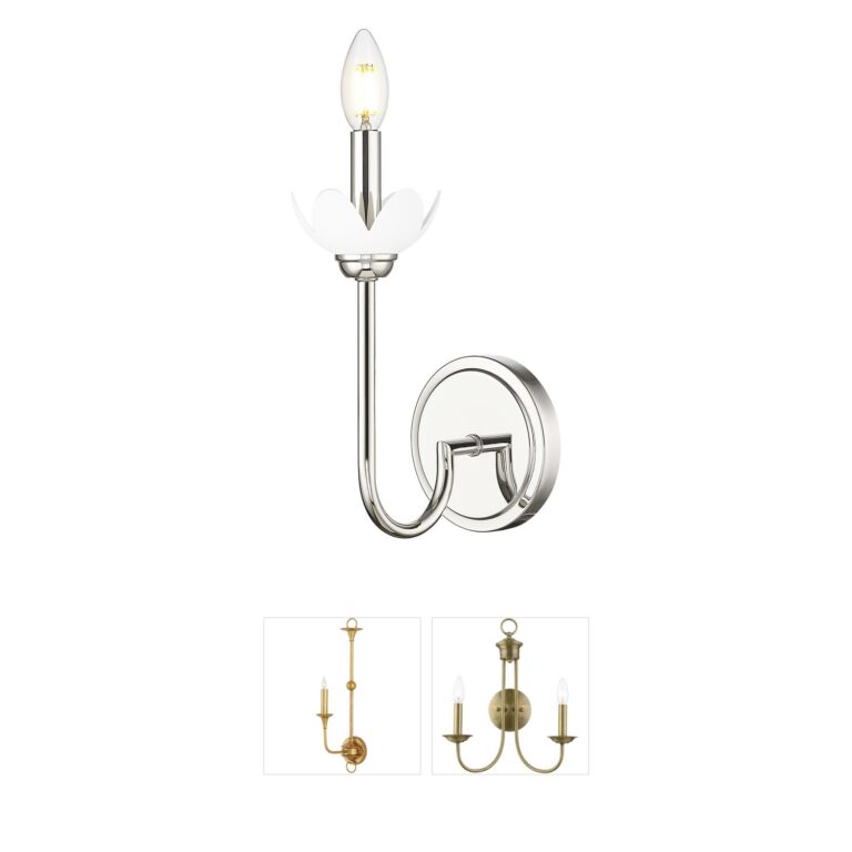 Z-Lite Allistair Polished Nickel Steel Wall Sconce