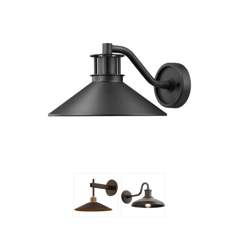 Z-Lite RLM Sand Black Aluminum Outdoor Wall Light